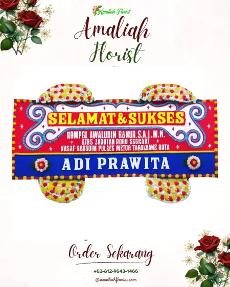 Papan Bunga Ucapan Selamat Bawak